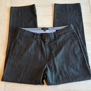 Banana Republic Nova Fides Emerson‎ Wool Blend Taupe Heather Pant Men's 36"X32"